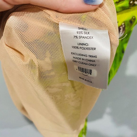 Tracy Reese Green and Brown Mini Dress - Picture 7 of 7